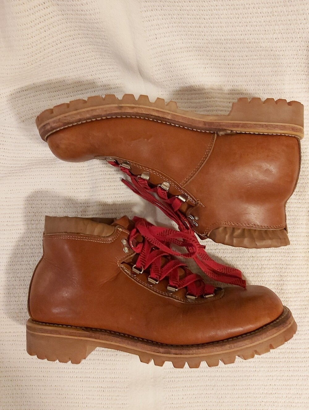 Vintage Lace-up Hiking Boots